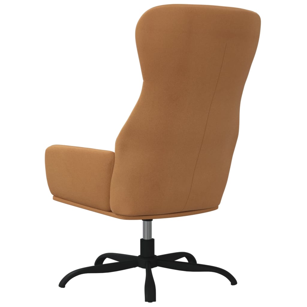 Relaxsessel Taupe Wildleder-Optik