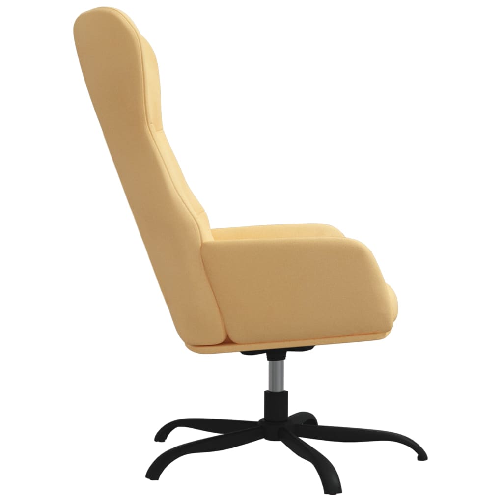 Relaxsessel Creme Wildleder-Optik