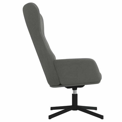 Relaxsessel Dunkelgrau Samt