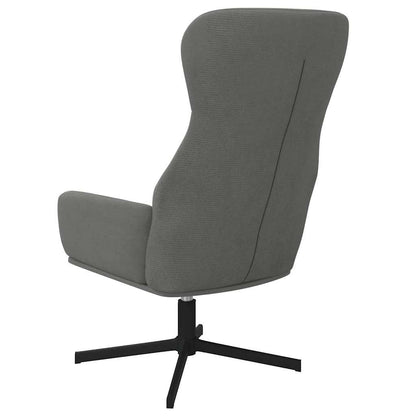 Relaxsessel Dunkelgrau Samt