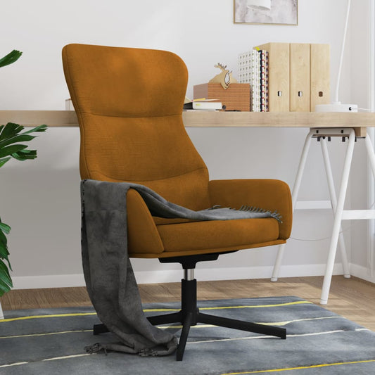 Relaxsessel Braun Samt