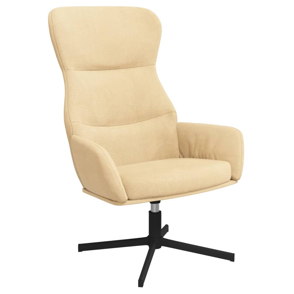 Relaxsessel Cremeweiß Samt