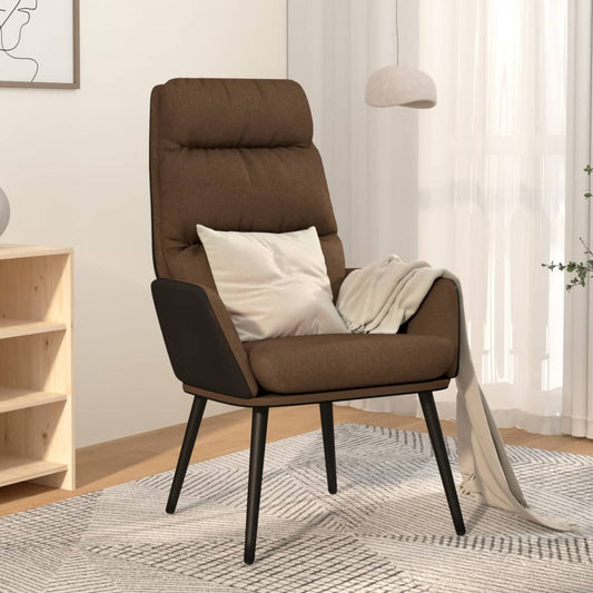 Relaxsessel Braun Stoff