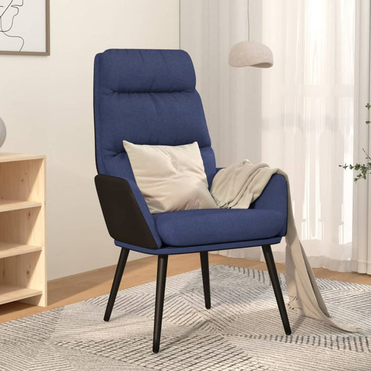 Relaxsessel Blau Stoff