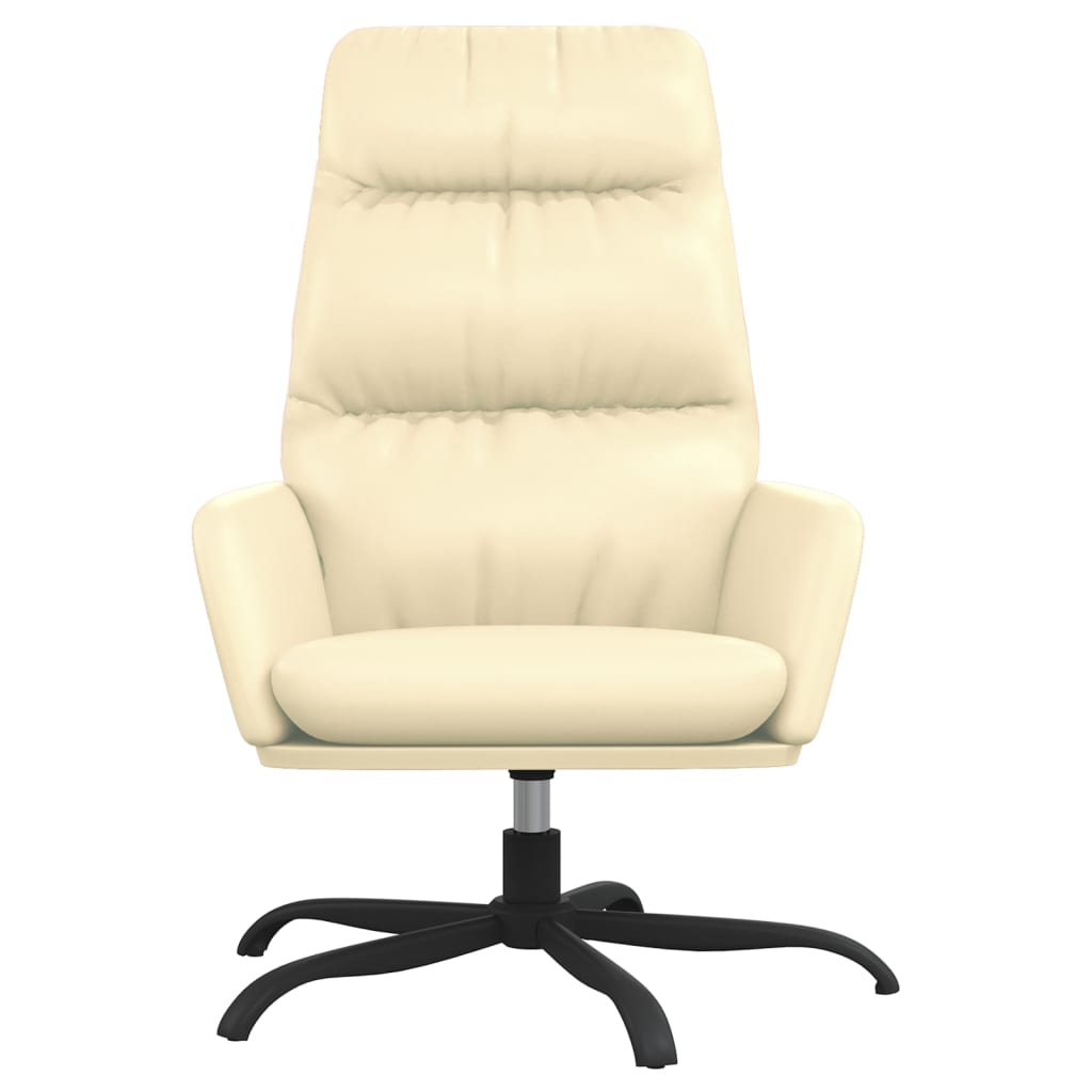 Relaxsessel Creme Kunstleder