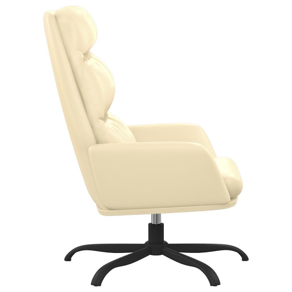 Relaxsessel Creme Kunstleder
