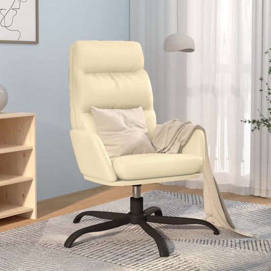 Relaxsessel Creme Kunstleder