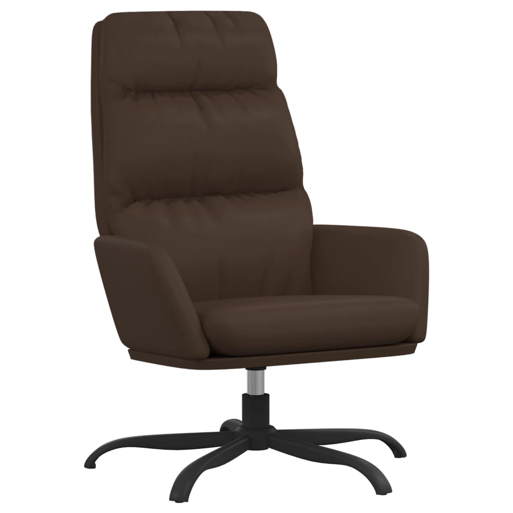 Relaxsessel Braun Kunstleder
