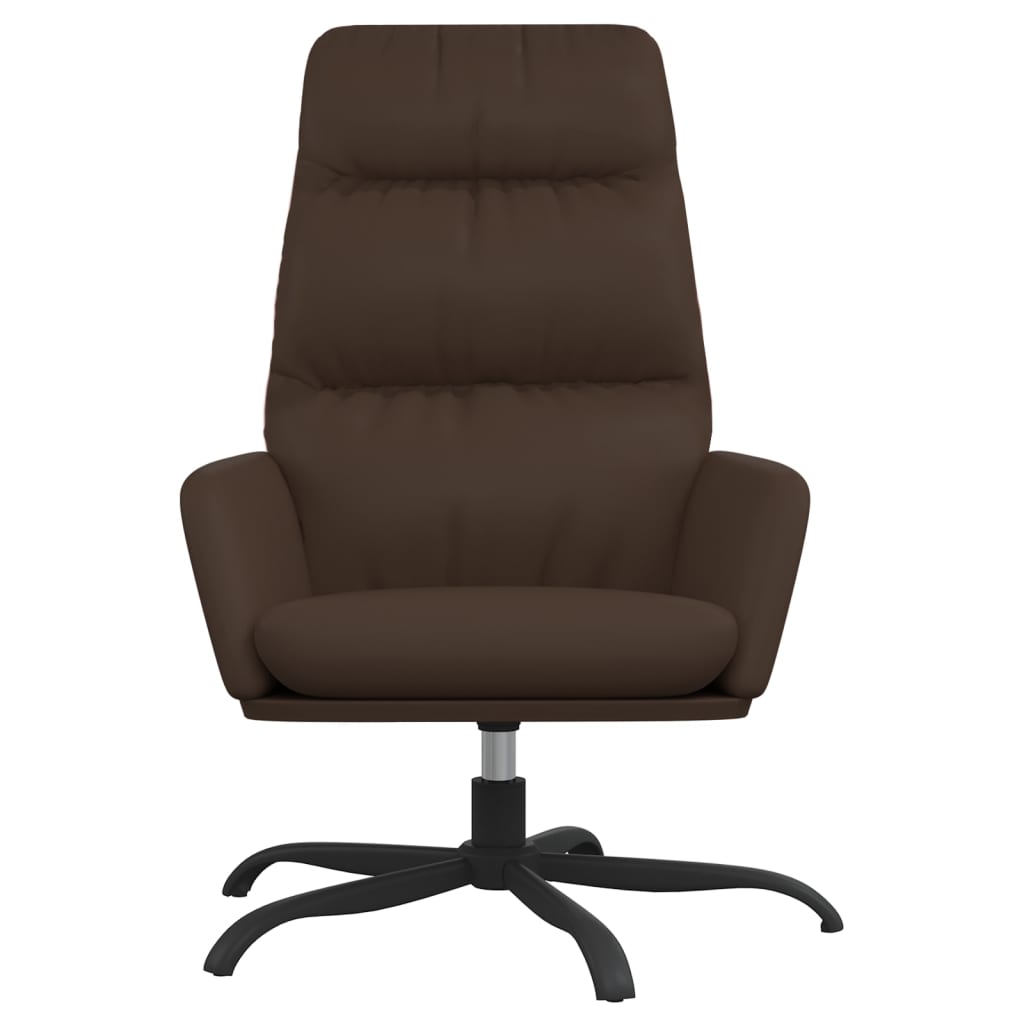 Relaxsessel Braun Kunstleder