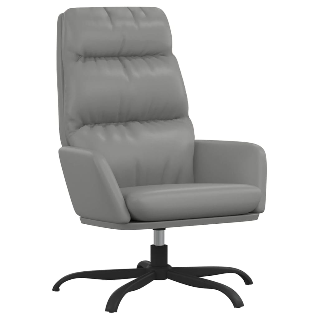 Relaxsessel Grau Kunstleder