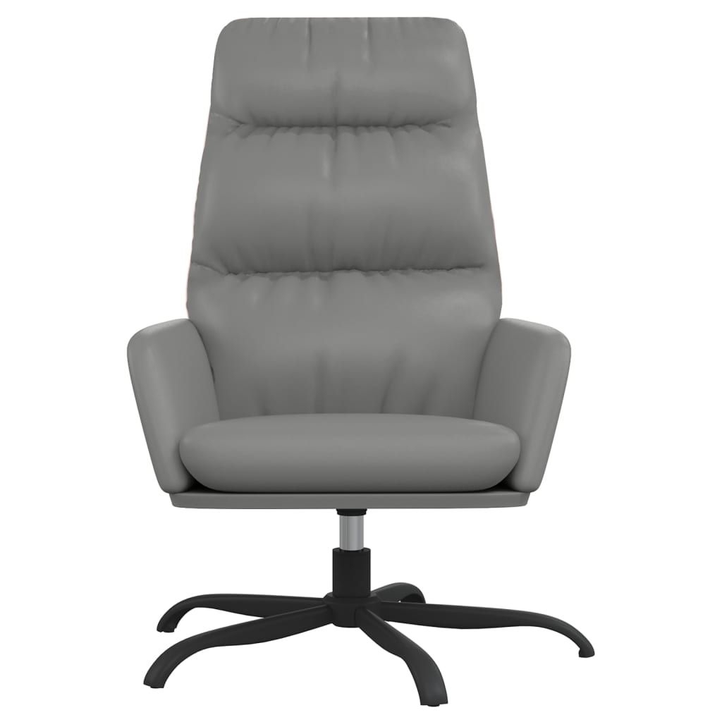 Relaxsessel Grau Kunstleder