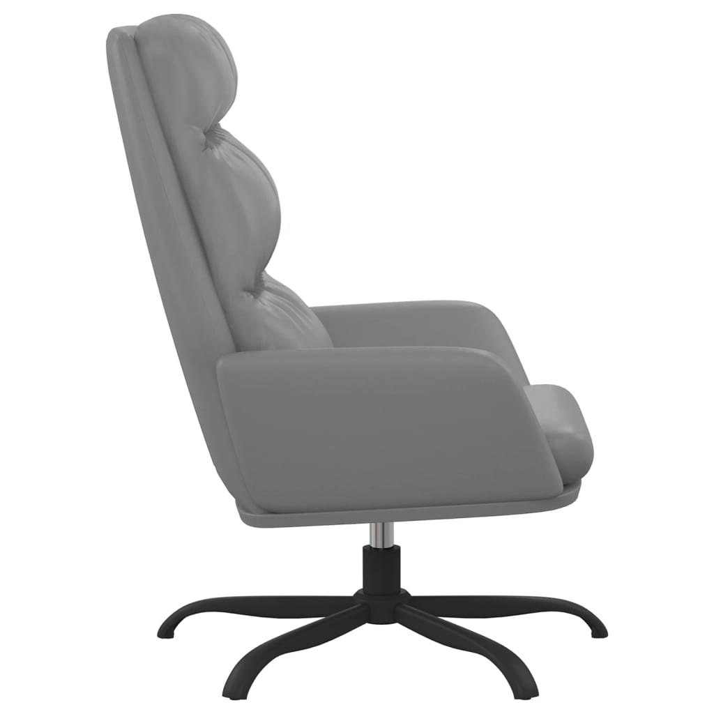 Relaxsessel Grau Kunstleder