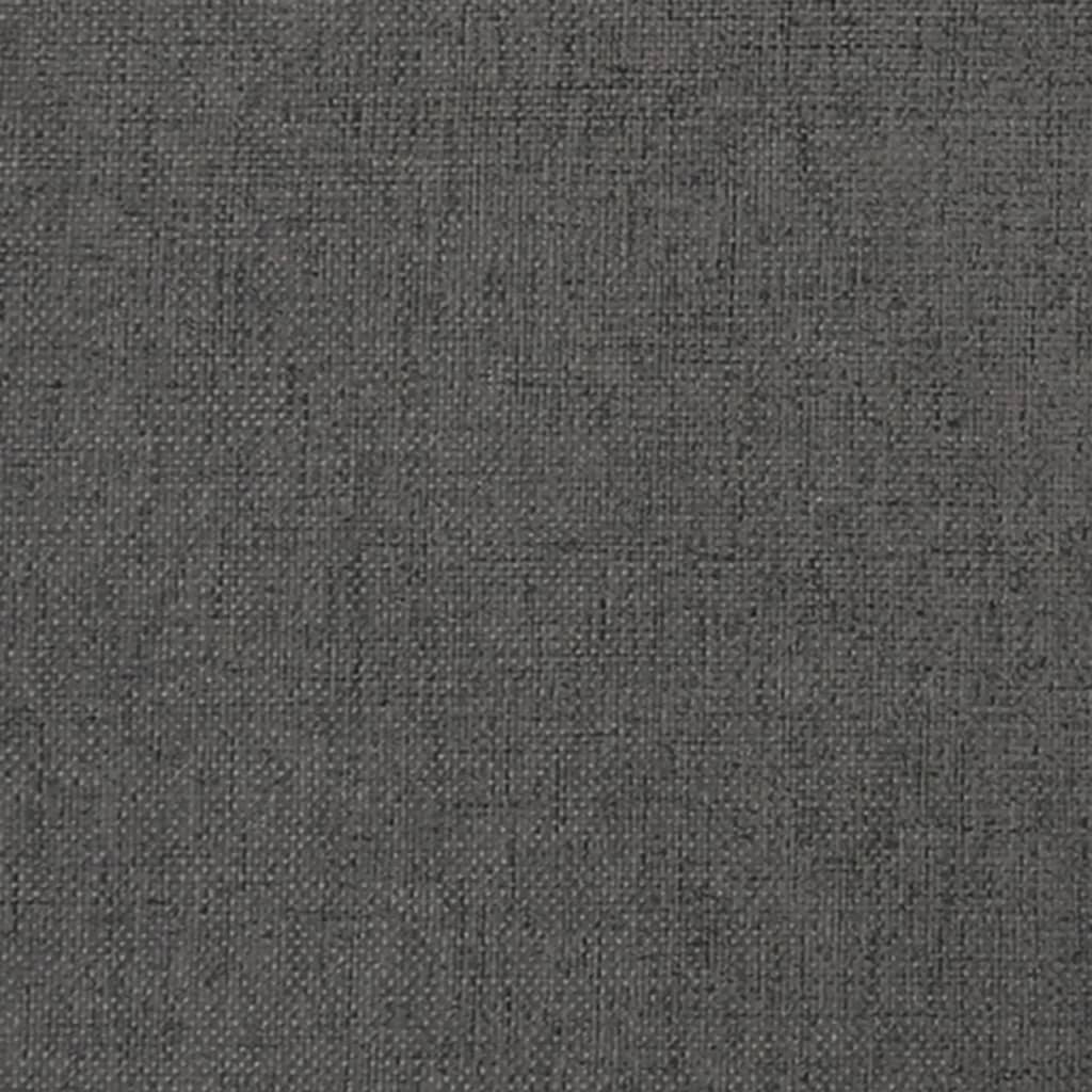 Fauteuil de relaxation tissu gris foncé
