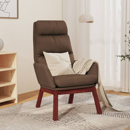 Relaxsessel Braun Stoff