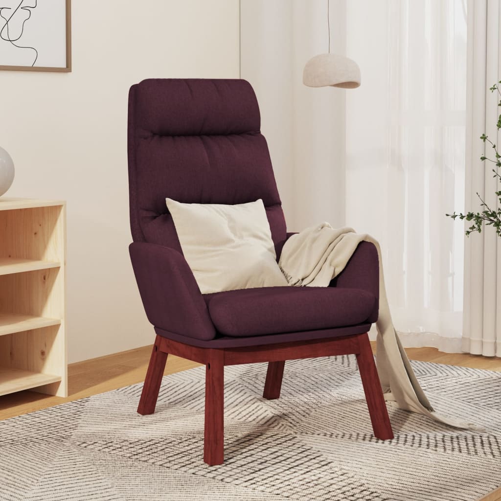Relaxsessel Lila Stoff