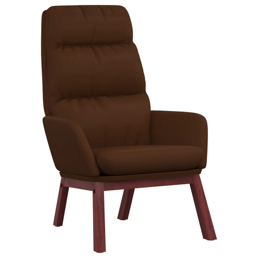 Relaxsessel Braun Echtleder