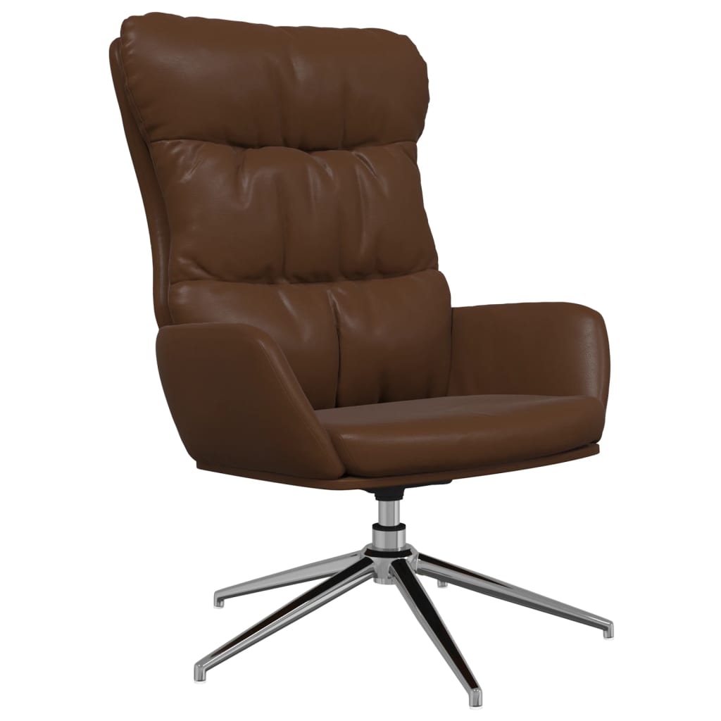 Relaxsessel Braun Echtleder