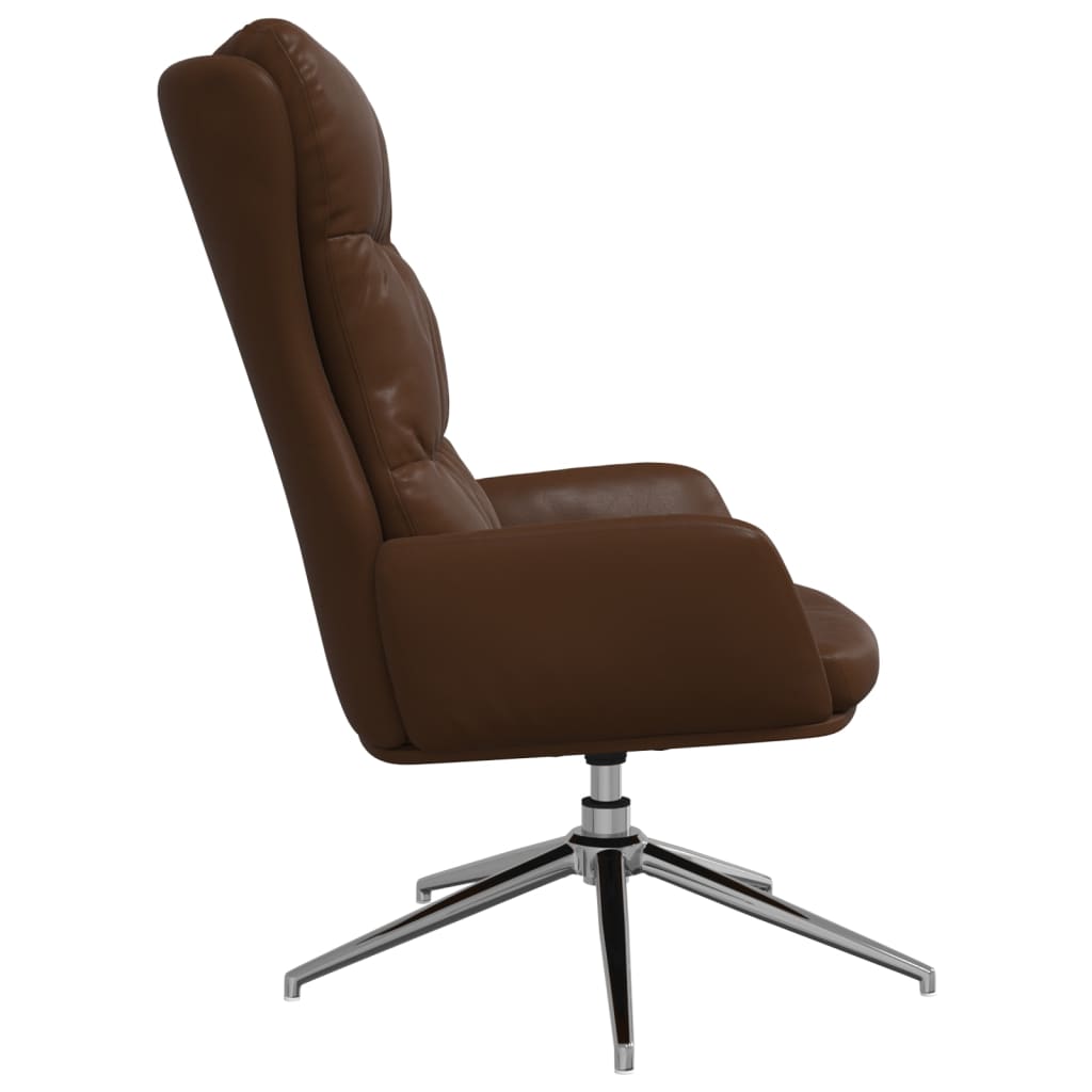 Relaxsessel Braun Echtleder