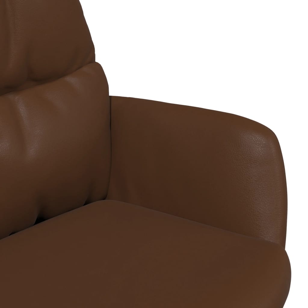 Relaxsessel Braun Echtleder