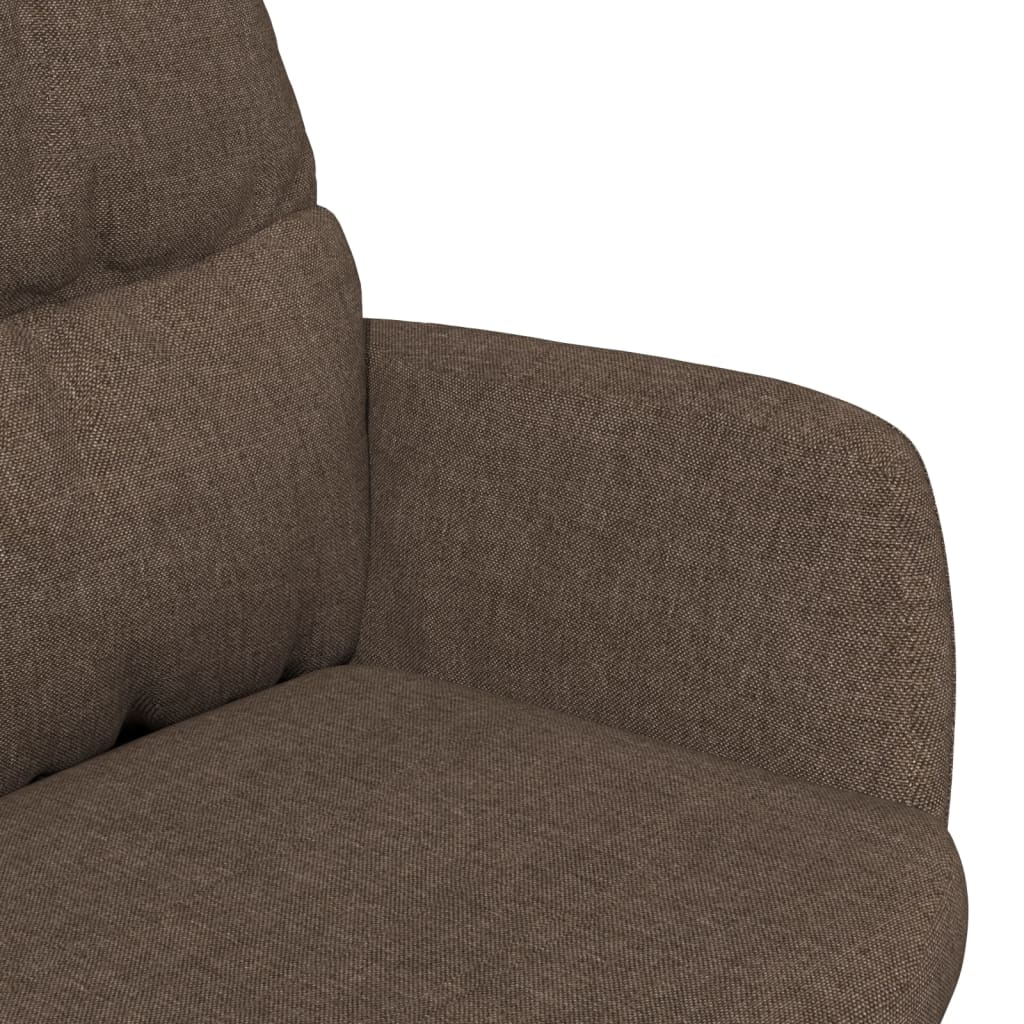 Relaxsessel Braun Stoff