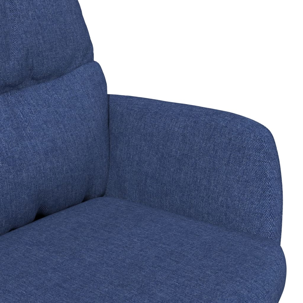 Relaxsessel Blau Stoff