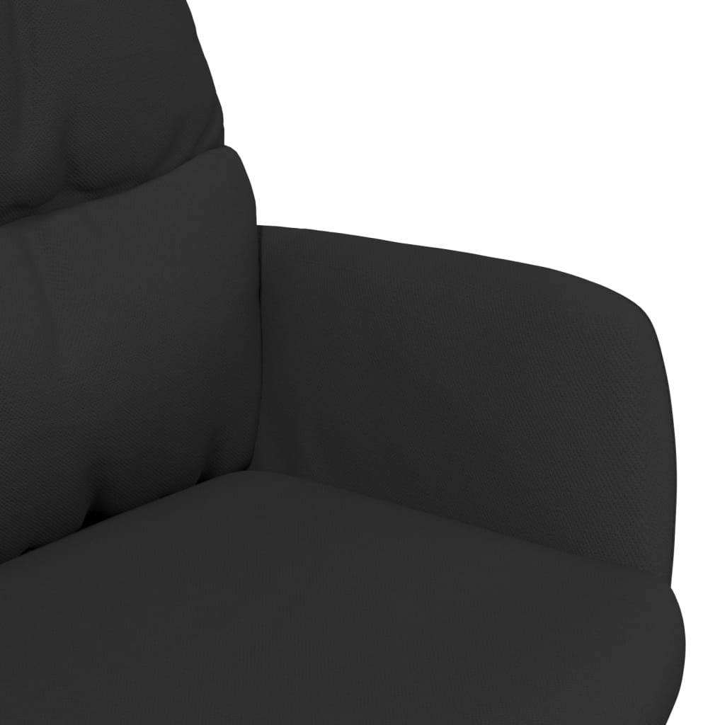 Relaxsessel Schwarz Stoff