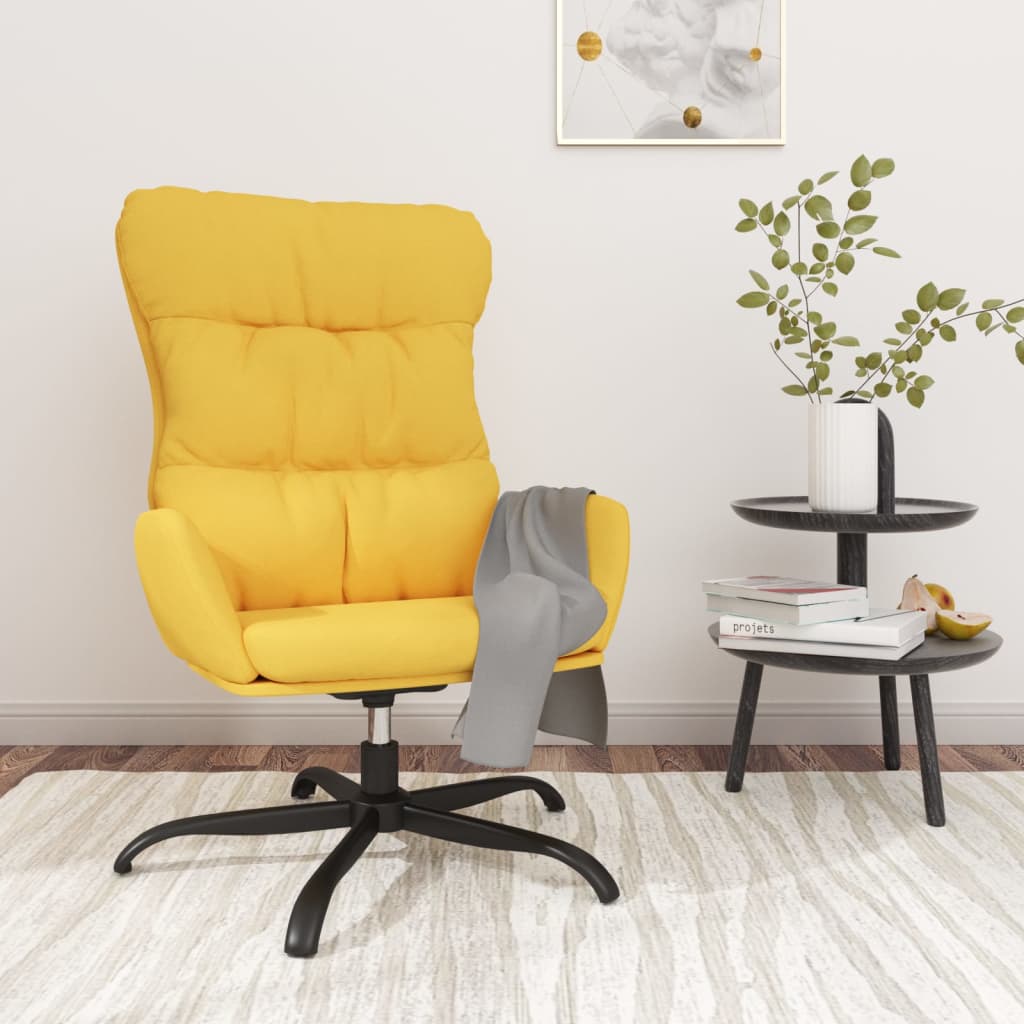 Relaxsessel Senfgelb Stoff