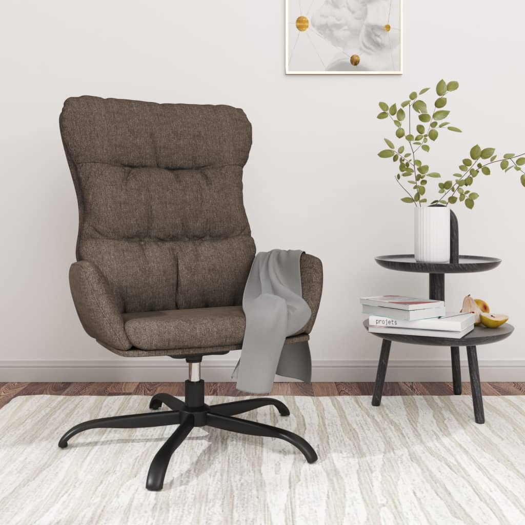 Relaxsessel Taupe Stoff