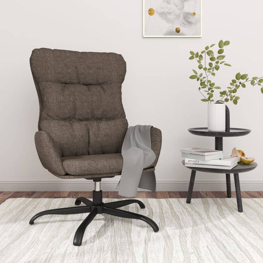 Relaxsessel Taupe Stoff
