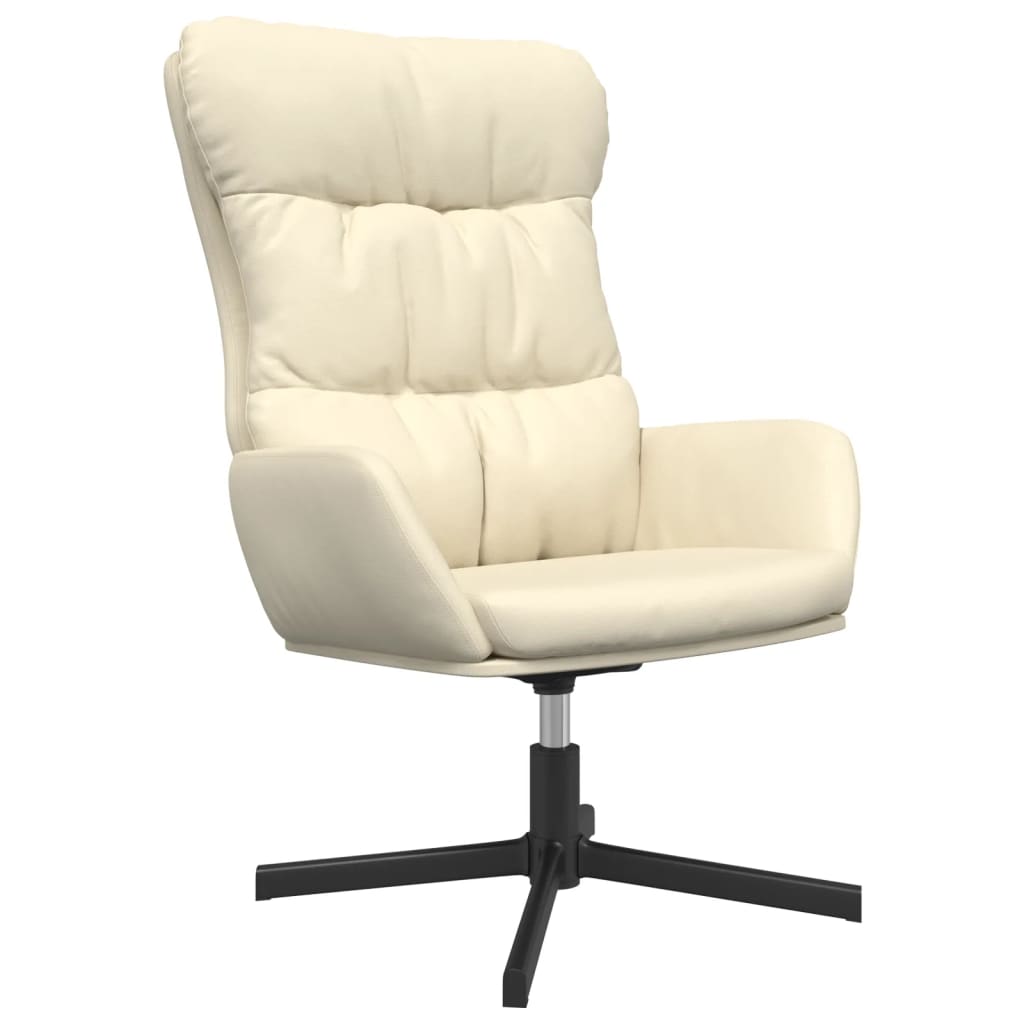 Relaxsessel Creme Kunstleder
