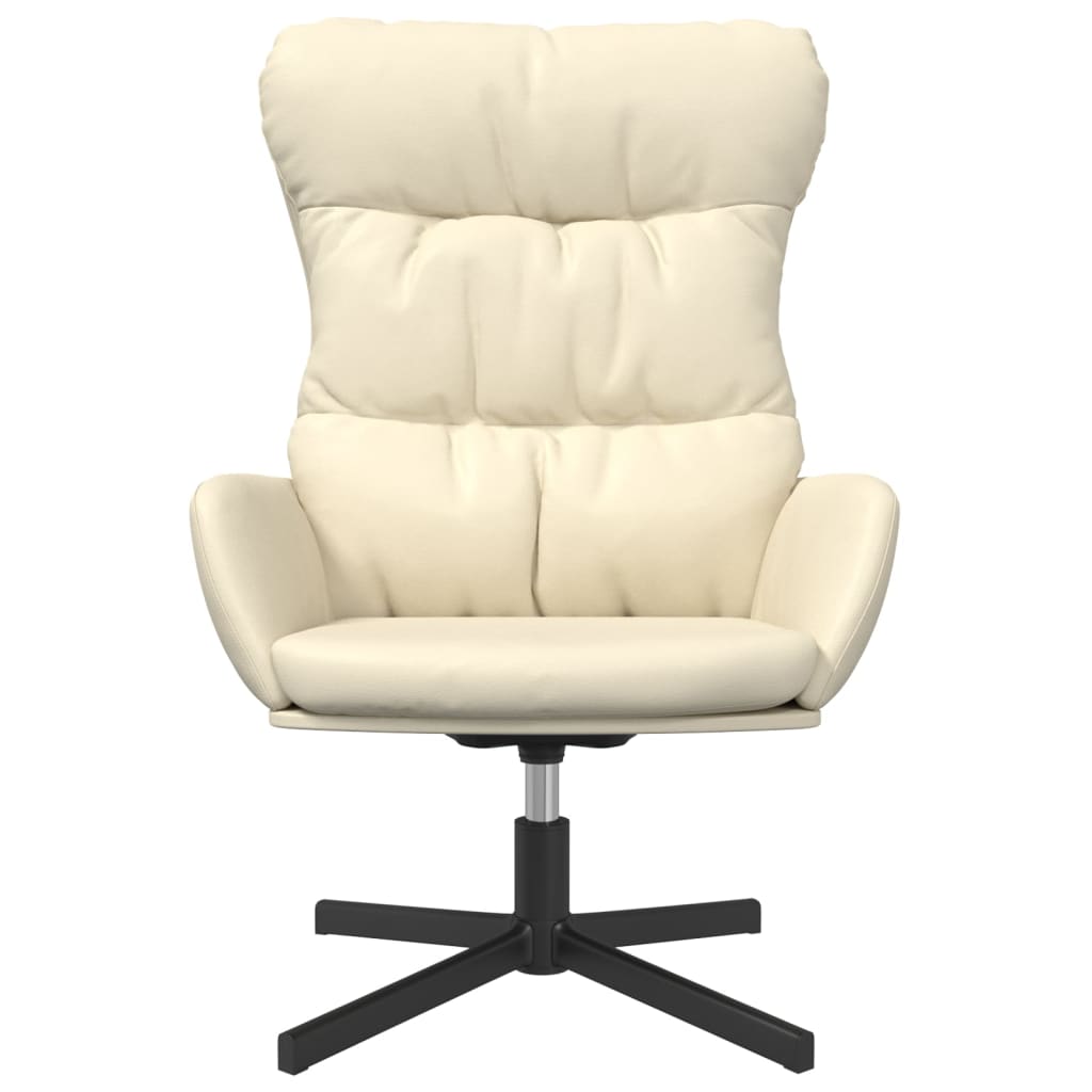 Relaxsessel Creme Kunstleder