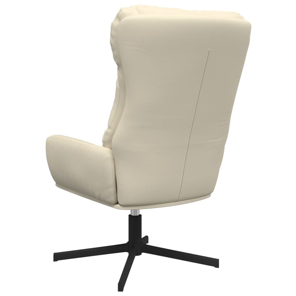 Relaxsessel Creme Kunstleder