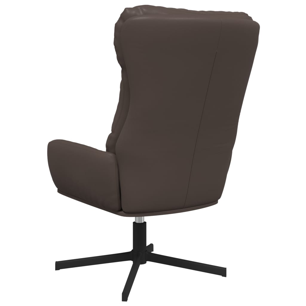 Relaxsessel Braun Kunstleder