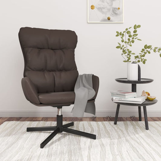 Relaxsessel Braun Kunstleder