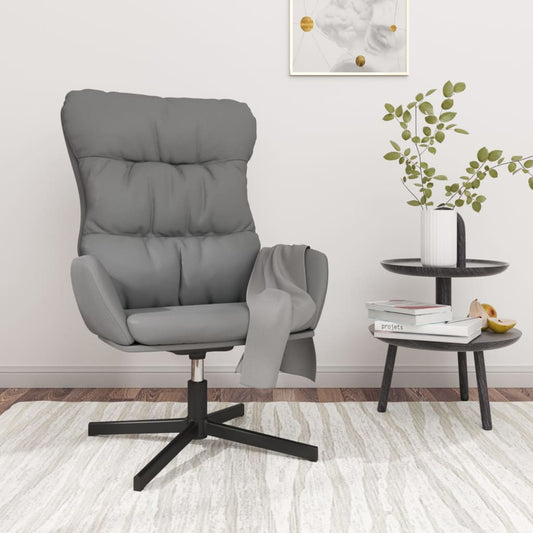 Relaxsessel Anthrazit Kunstleder