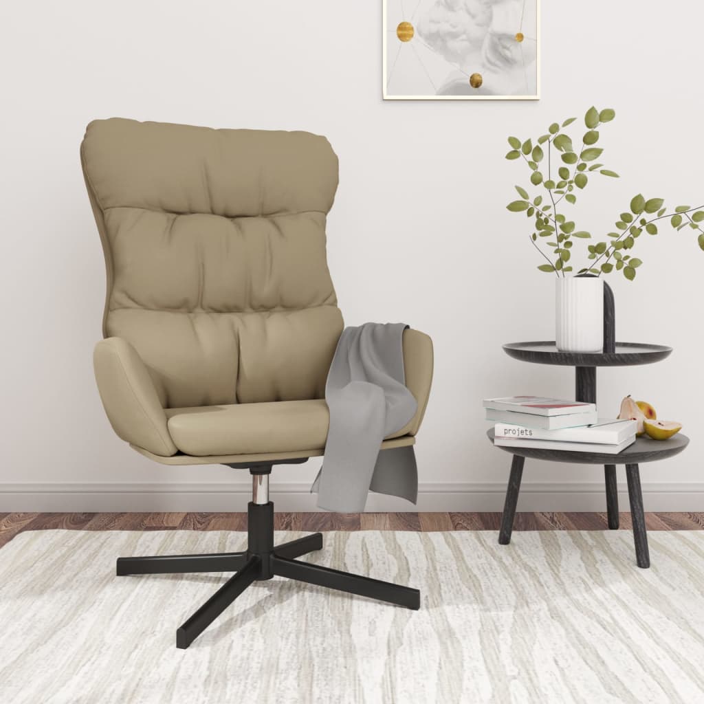 Relaxsessel Cappuccino-Braun Kunstleder