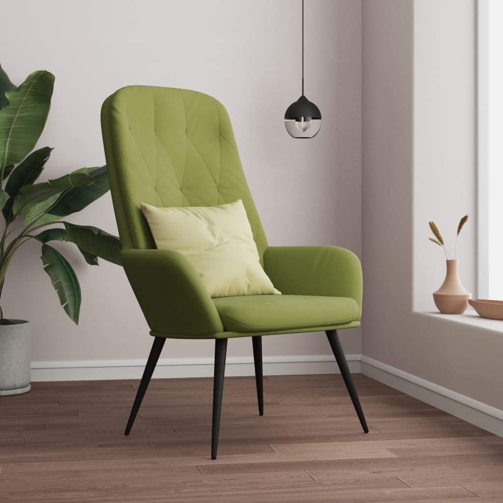 Relaxsessel Hellgrün Samt