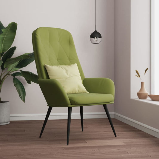 Relaxsessel Hellgrün Samt