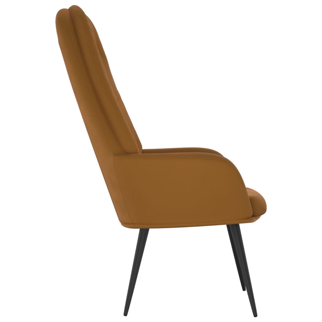 Relaxsessel Braun Samt