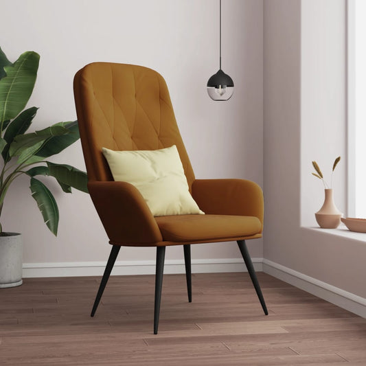 Relaxsessel Braun Samt