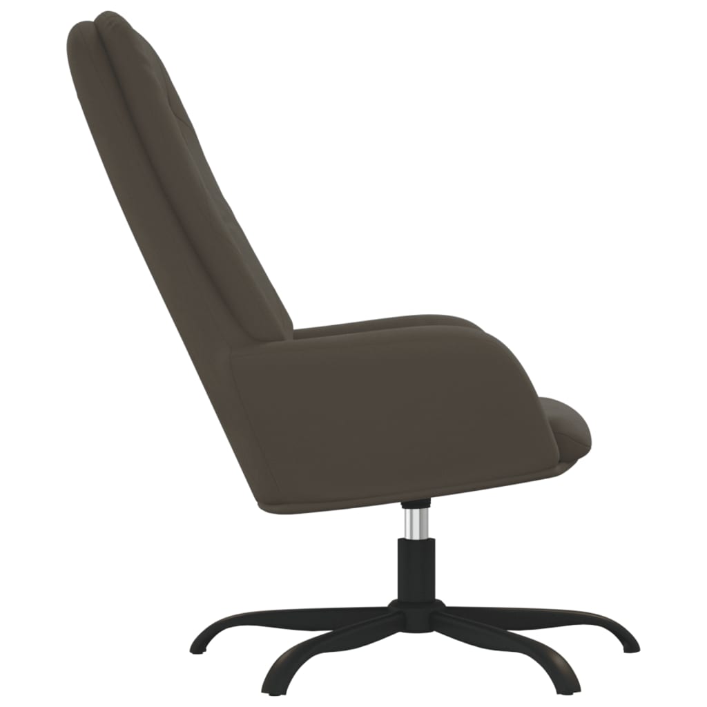 Relaxsessel Dunkelgrau Samt