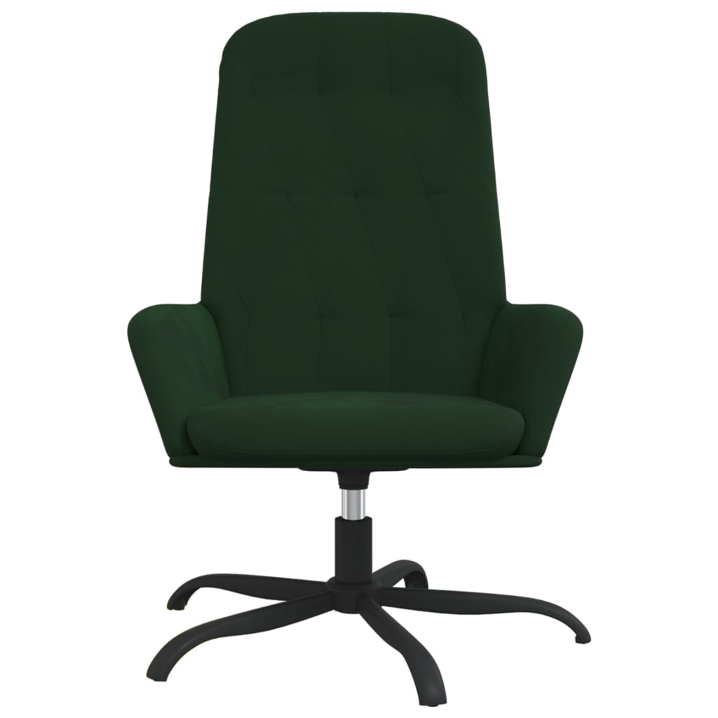 Relaxsessel Dunkelgrün Samt