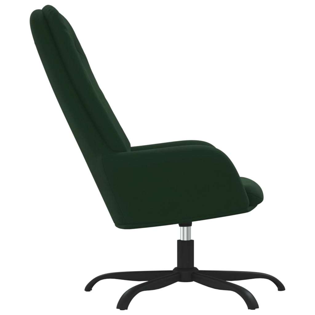 Relaxsessel Dunkelgrün Samt