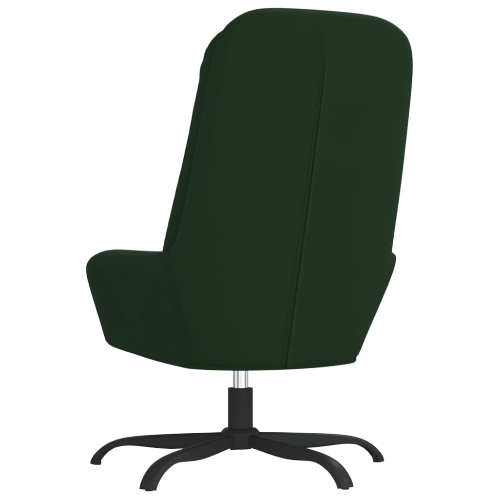 Relaxsessel Dunkelgrün Samt
