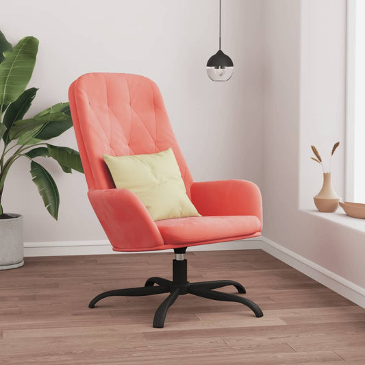 Relaxsessel Rosa Samt