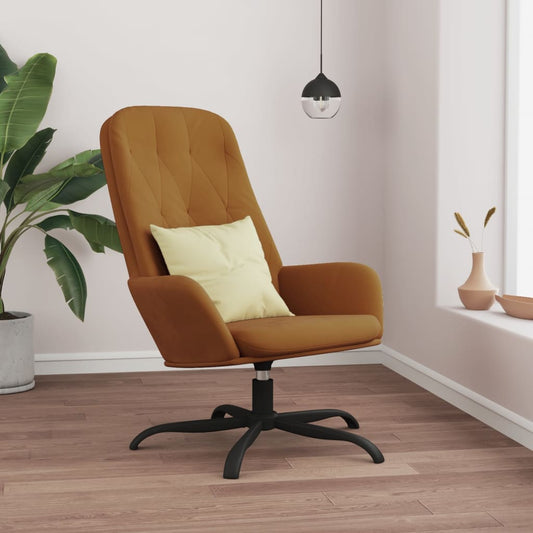 Relaxsessel Braun Samt