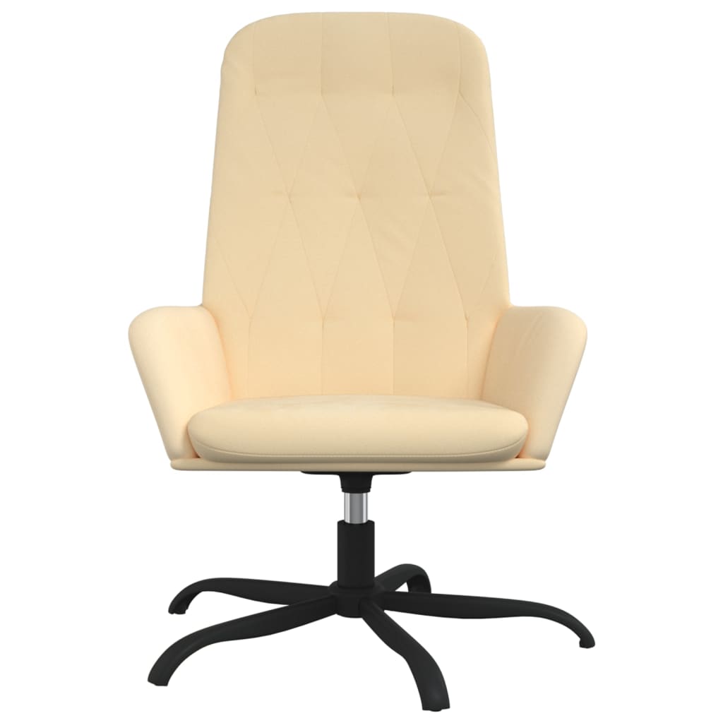 Relaxsessel Cremeweiß Samt