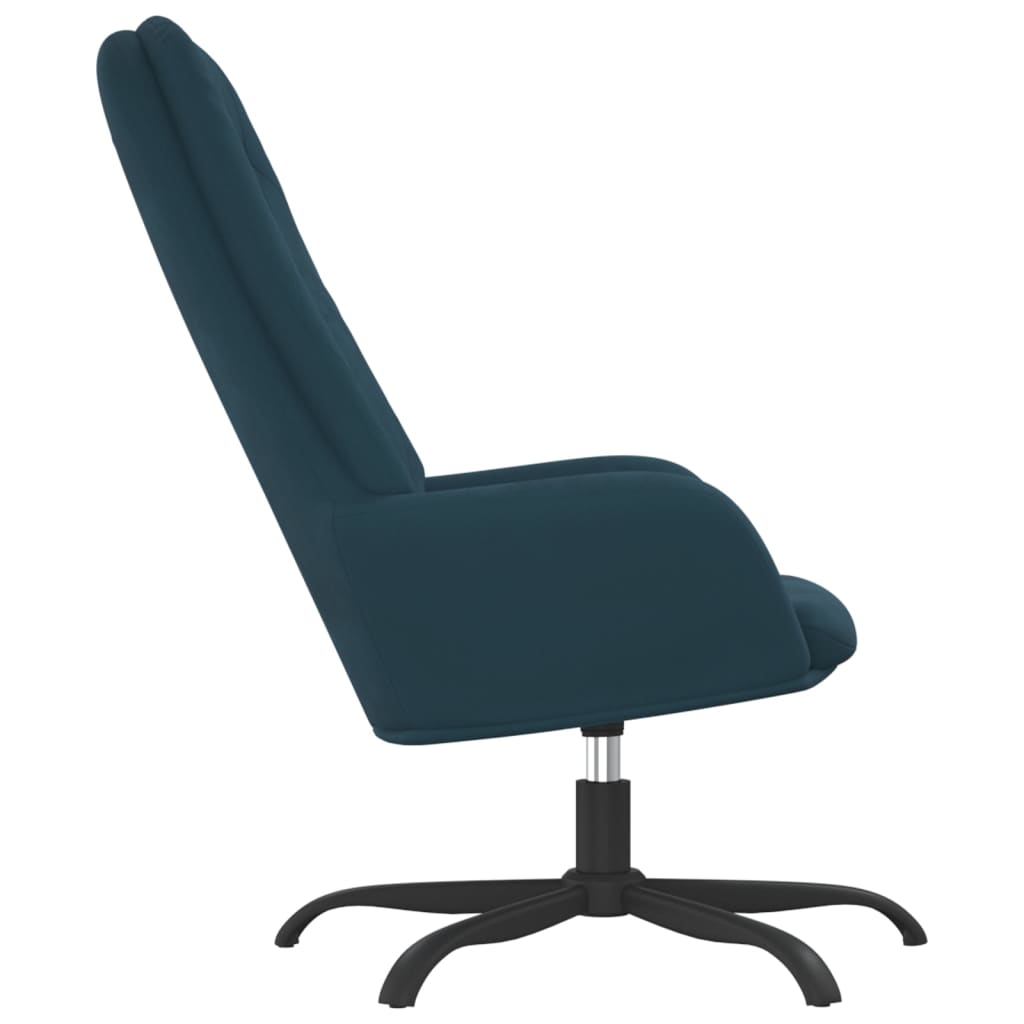 Relaxsessel Blau Samt