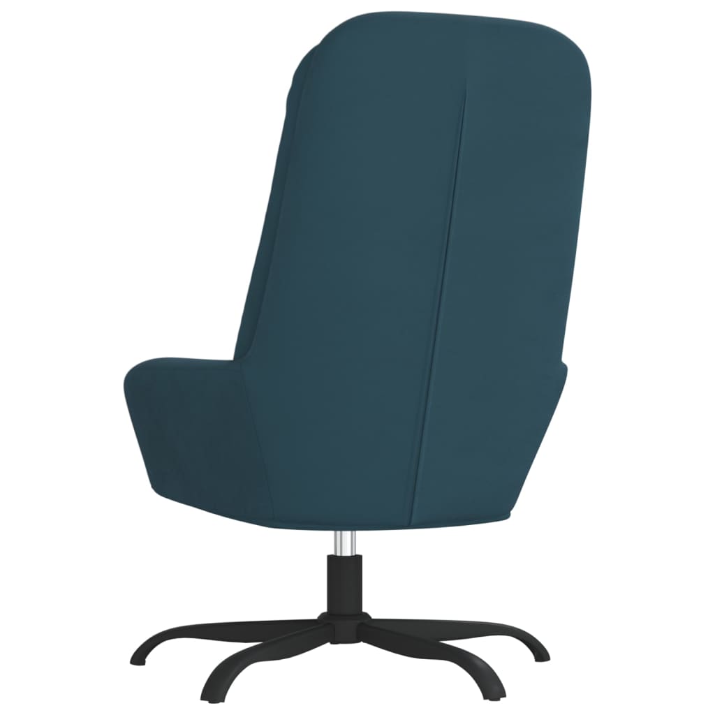 Relaxsessel Blau Samt