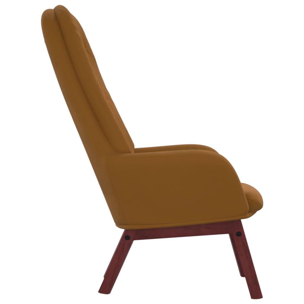 Relaxsessel Braun Samt